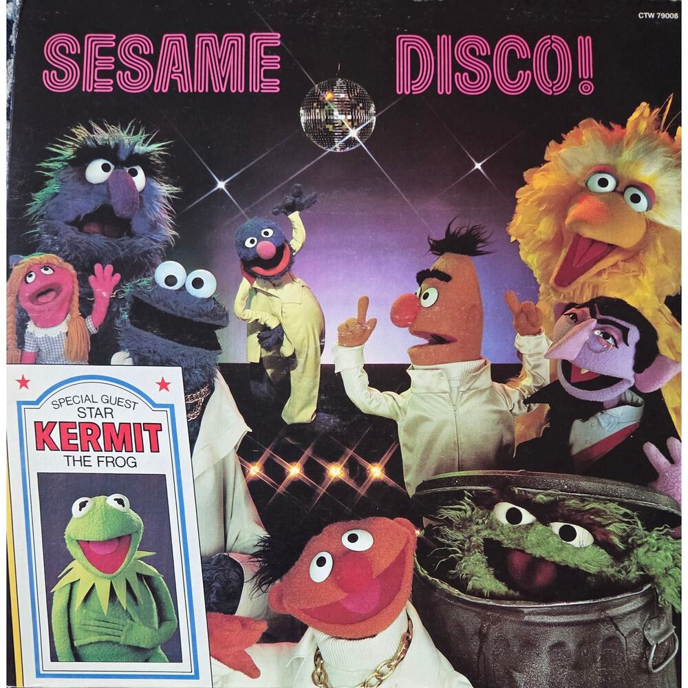 Sesame Disco! Vinyl LP (1979) Sesame Street Records